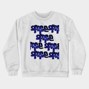 Space lettering Crewneck Sweatshirt